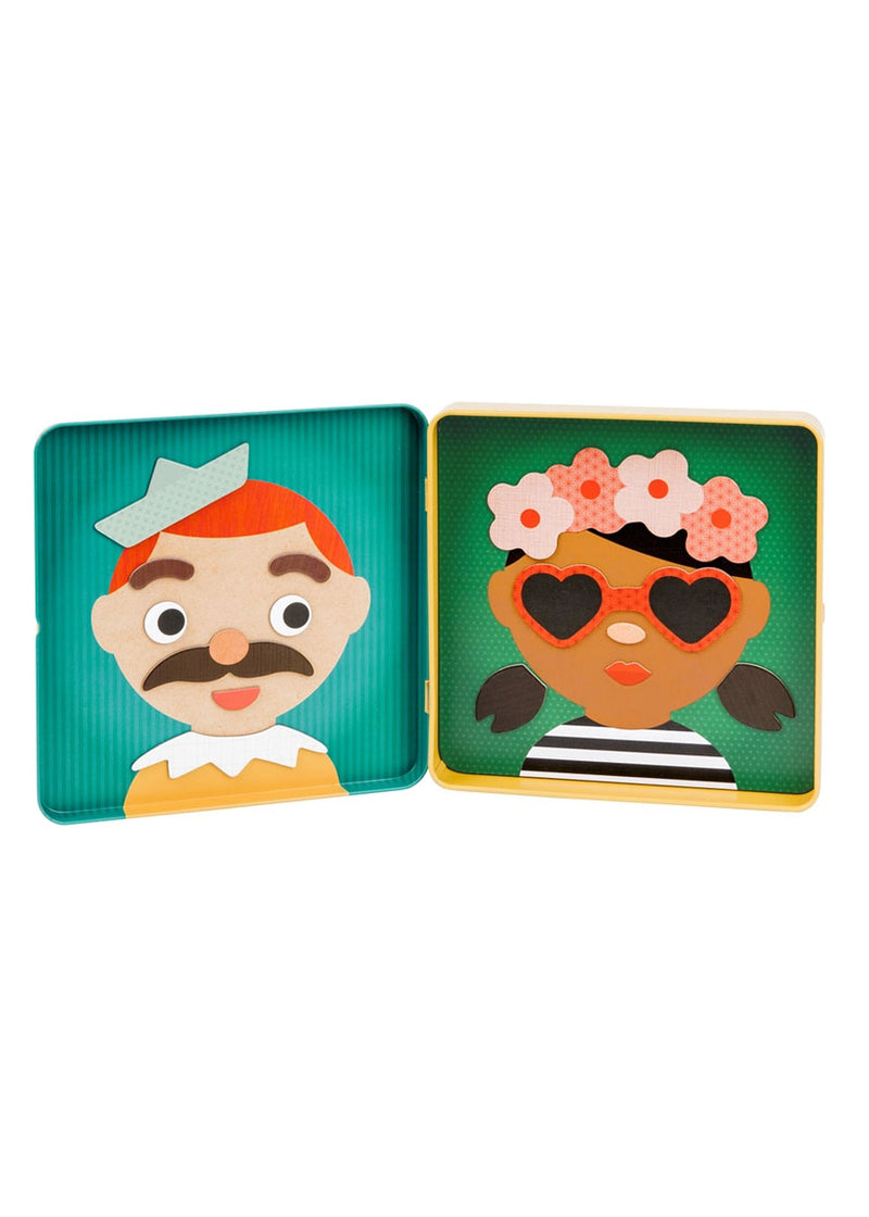Funny Faces Magnetic Play Set