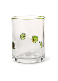 Painted Martini Olives Glass