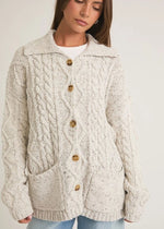 Ellyn Oversized Cardigan - Heather Grey