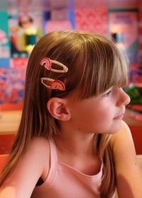 Disco Rainbow Clips