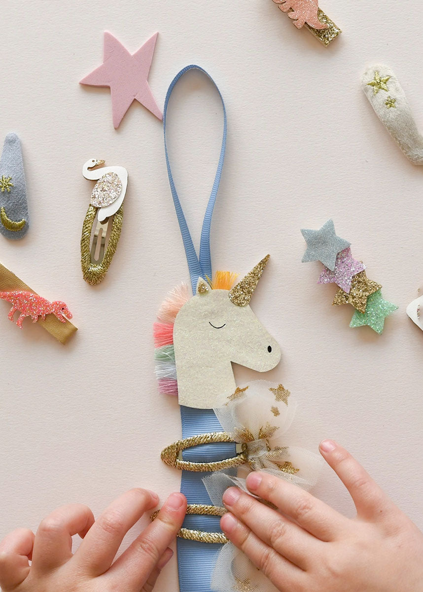 Rainbow Unicorn Clip Hanger