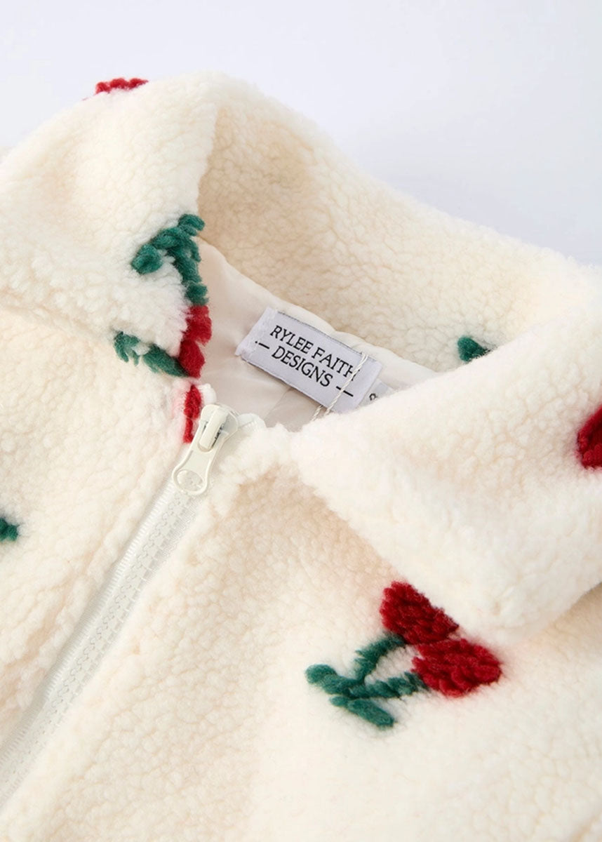 Cherry Plush Jacket