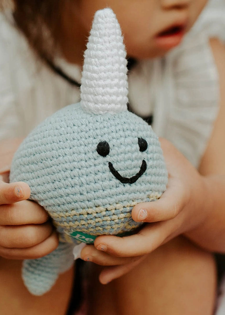 Plush Narwhal Rattle