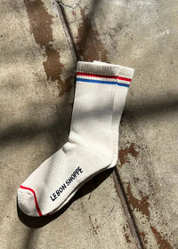 Boyfriend Socks - Milk