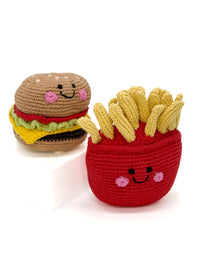 Plush Burger Rattle