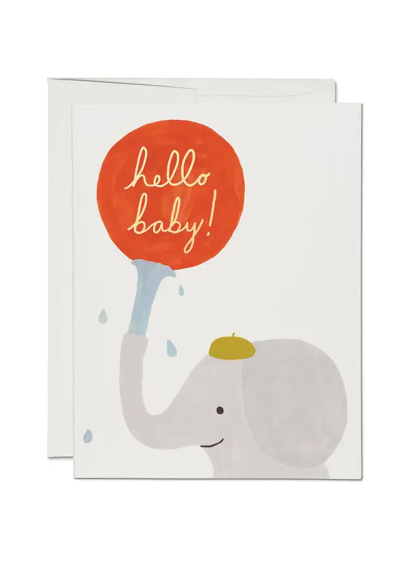Little Elephant Baby Card