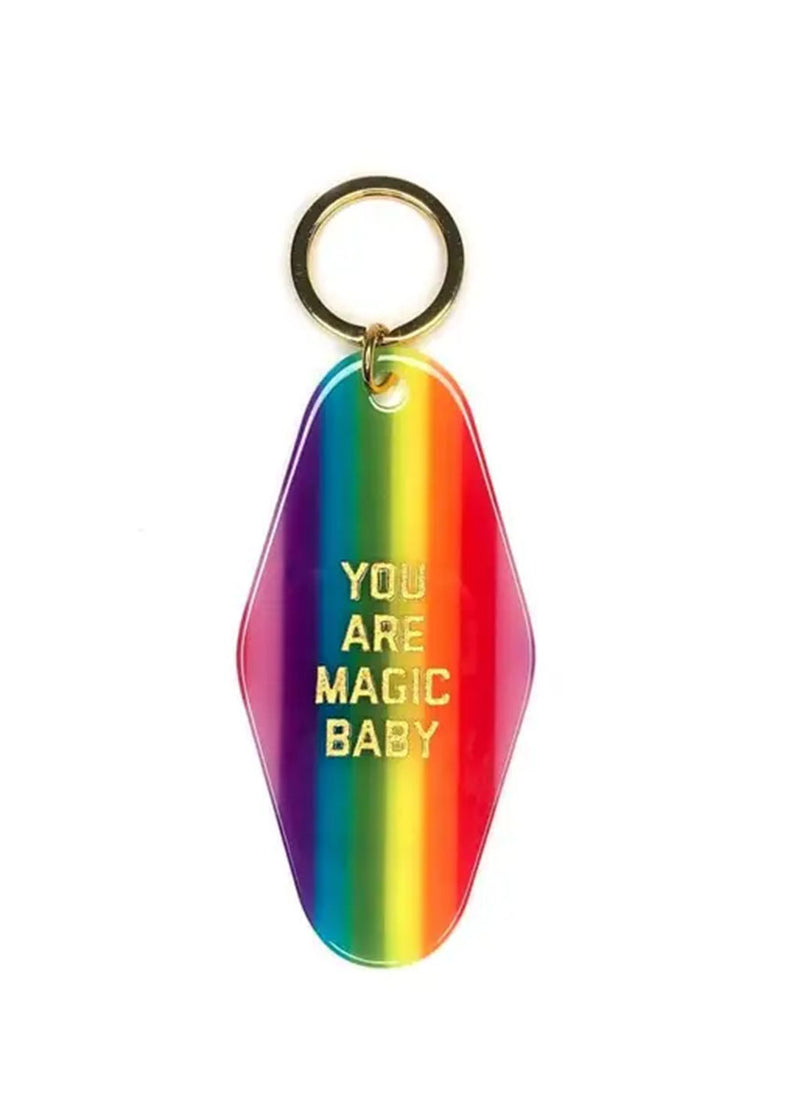 You Are Magic Baby Rainbow Motel Keytag