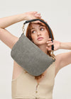Jordan Woven Crossbody - Black & Ivory