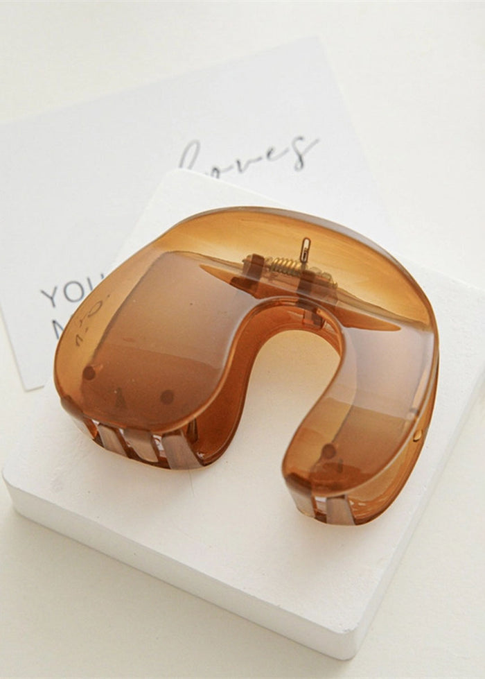 The Minimalist Hair Claw Clip - Brown