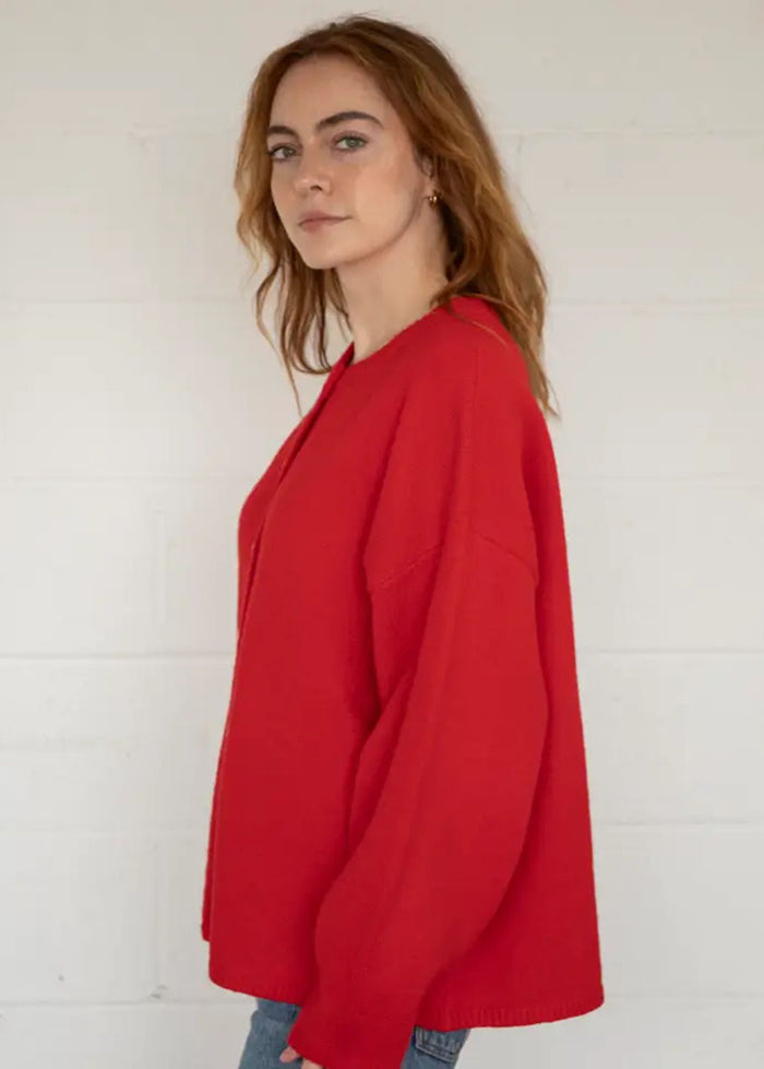 Juniper Cardigan - Red