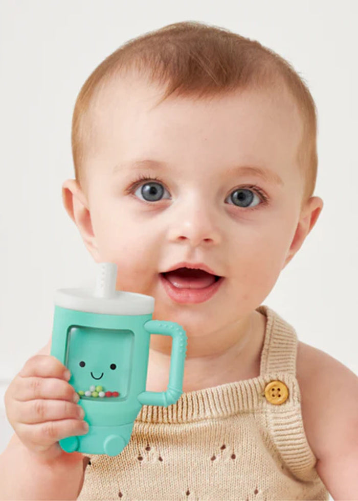 Sweetie Shake Plus™ Rattle & Teether - Tucker Tumbler
