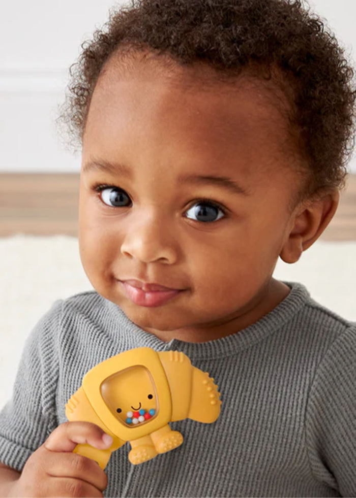 Sweetie Shake Plus™ Rattle & Teether - Chloe Croissant