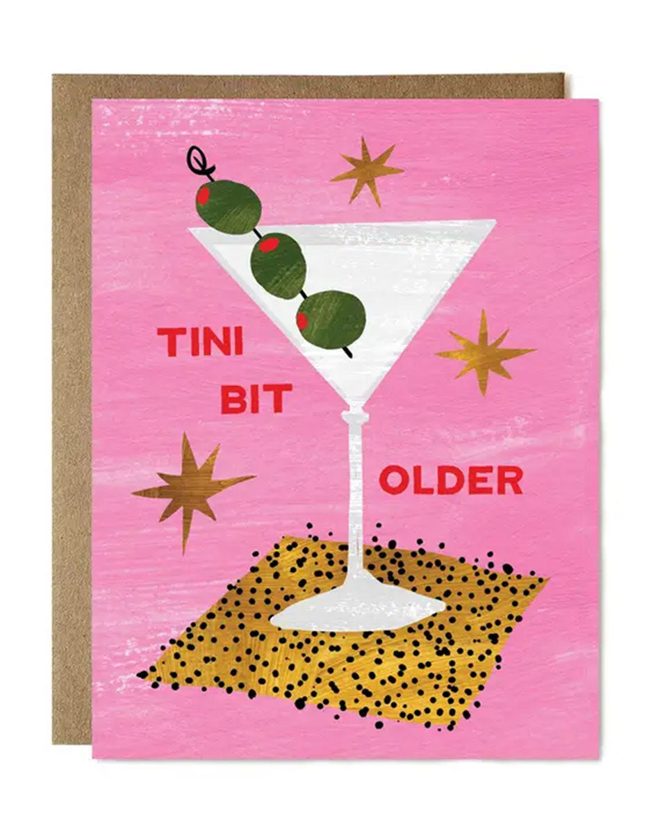 Tini Bit Older Bold Birthday Card