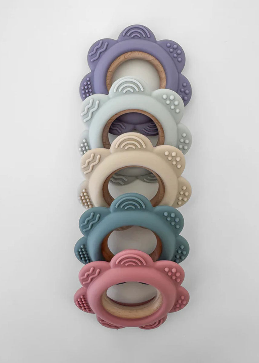 Garden Party Flower Teether - Berry Bliss
