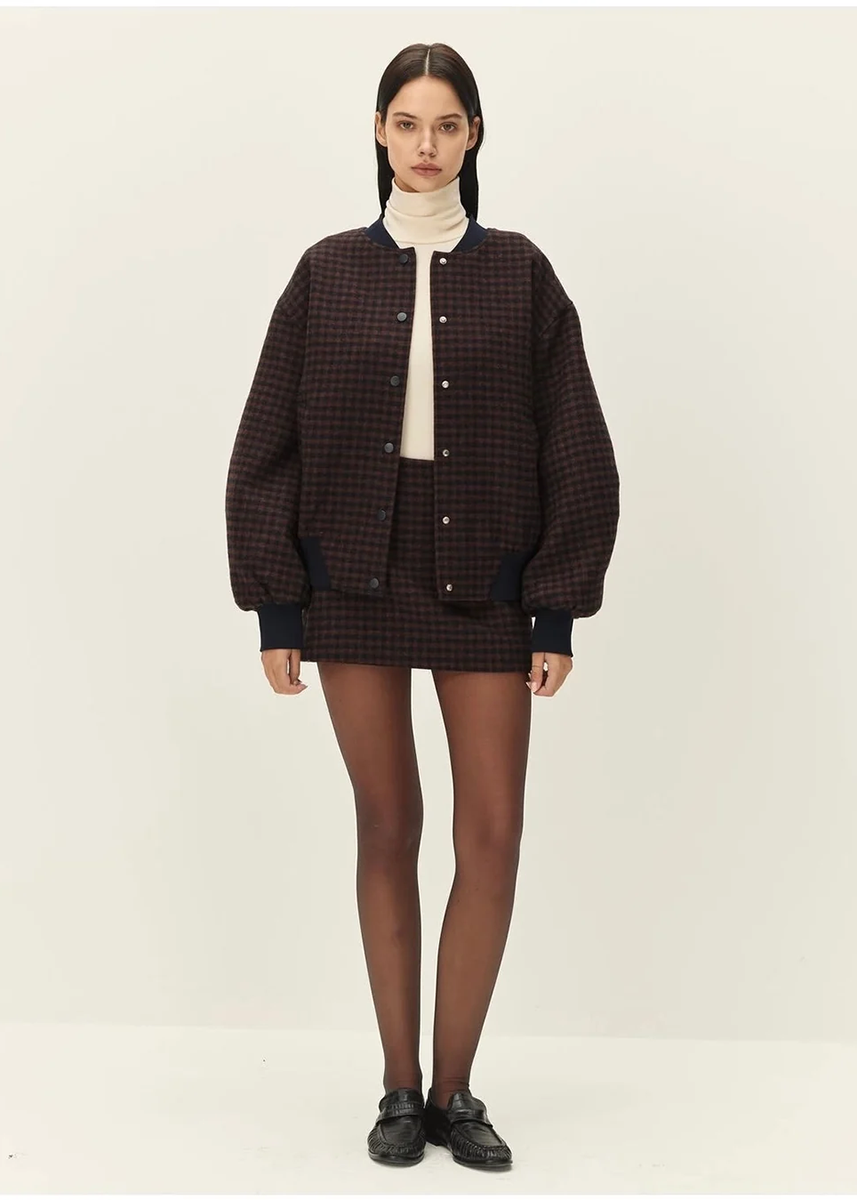Simone Mini Skirt - Navy