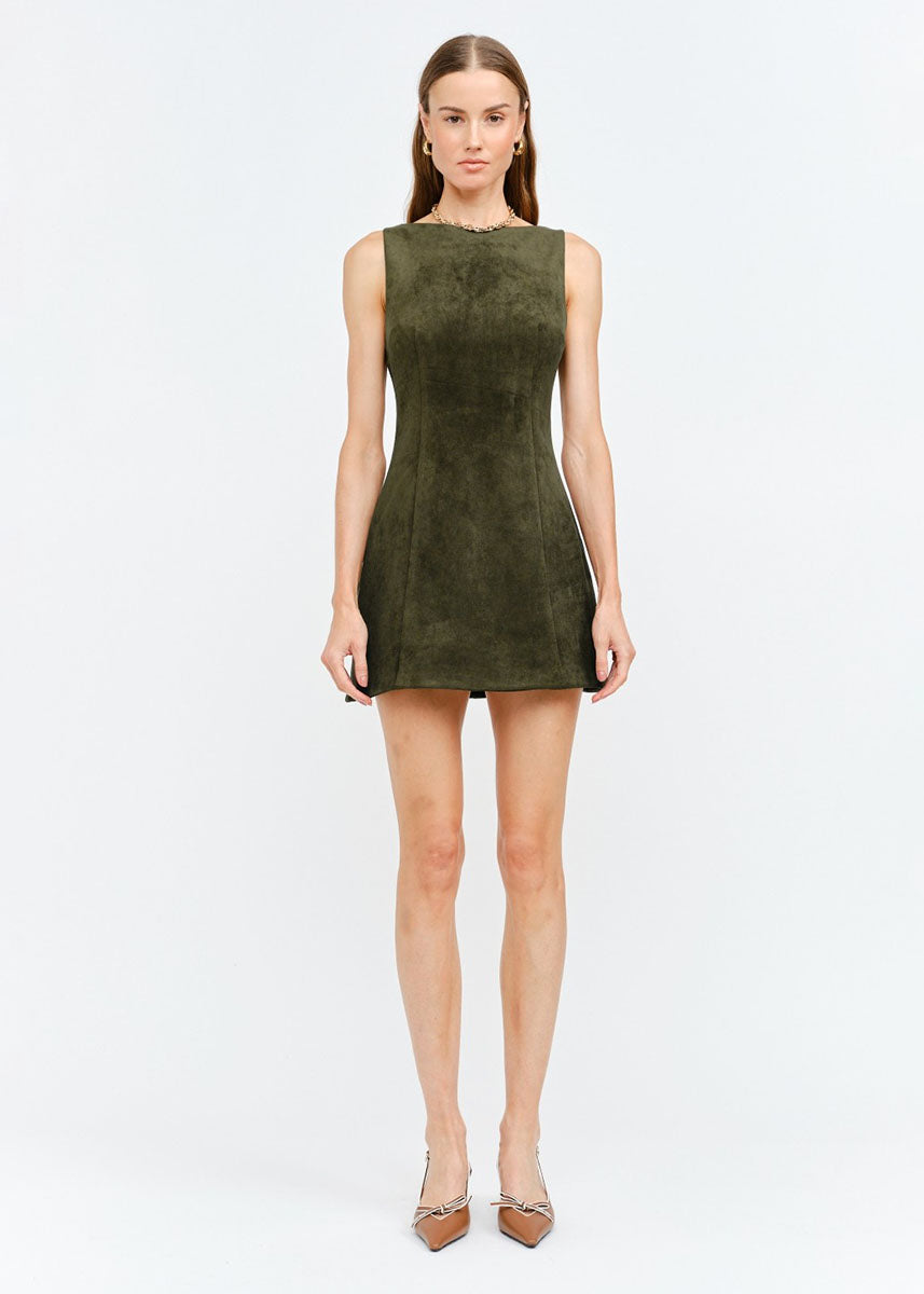 Louisa Mini Dress - Olive