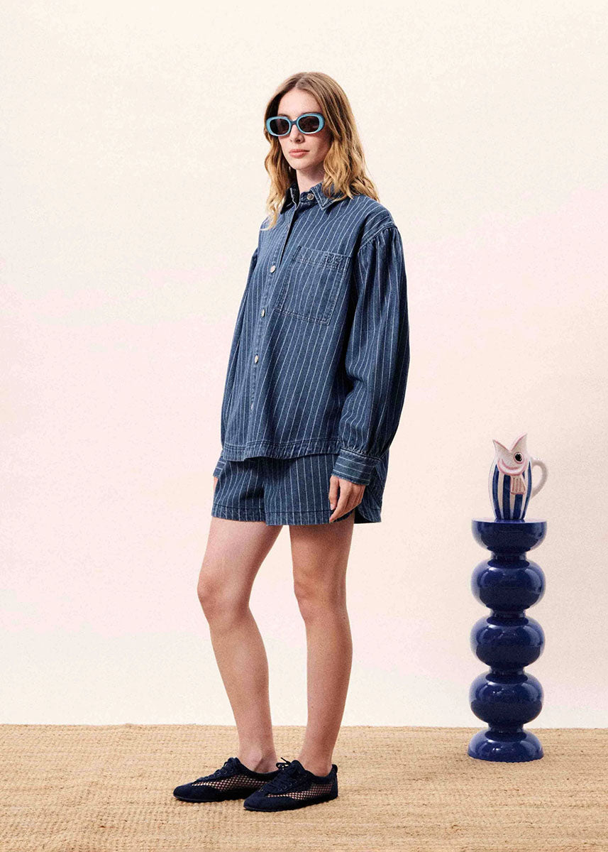Chicamia Short - Bleu Jean