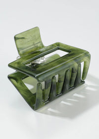 Jade Green Claw Clips