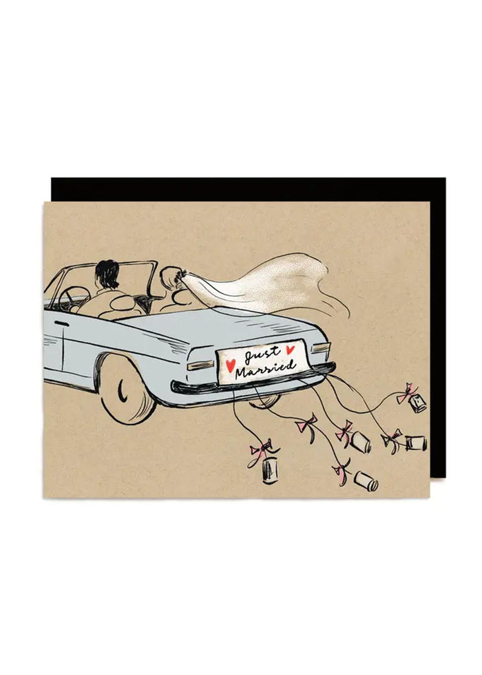 Getaway Car Wedding Card