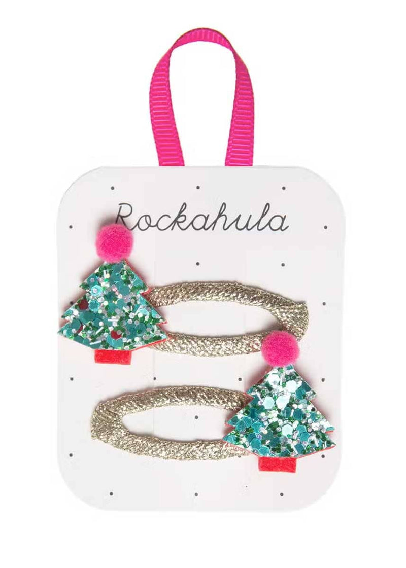 Christmas Tree Glitter Clips