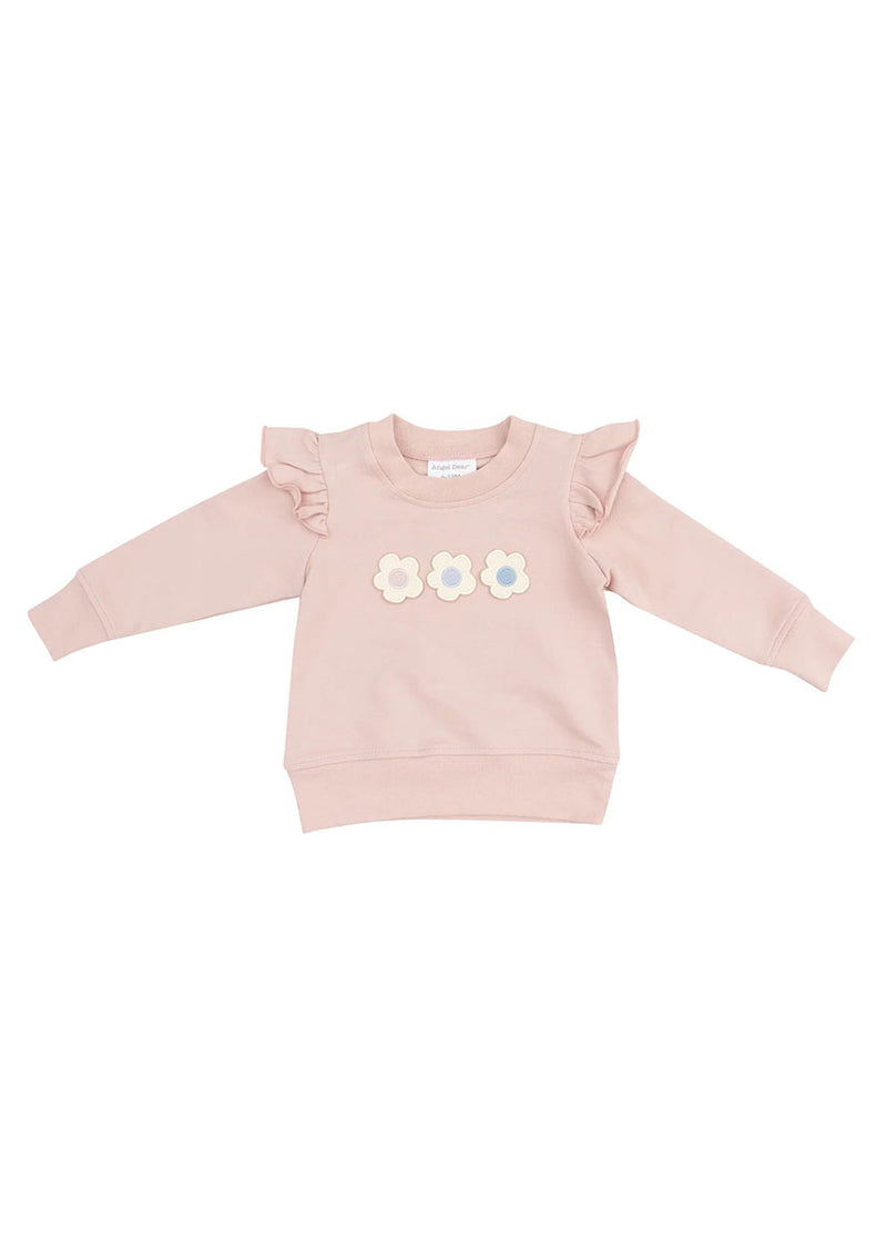 Ruffle Sweatshirt & Legging Set - Daisy Pop