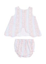 Scallop Open-Back Top & Bloomer Set - Ogee Floral
