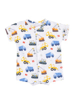 Dolman Henley Romper - Cool Construction