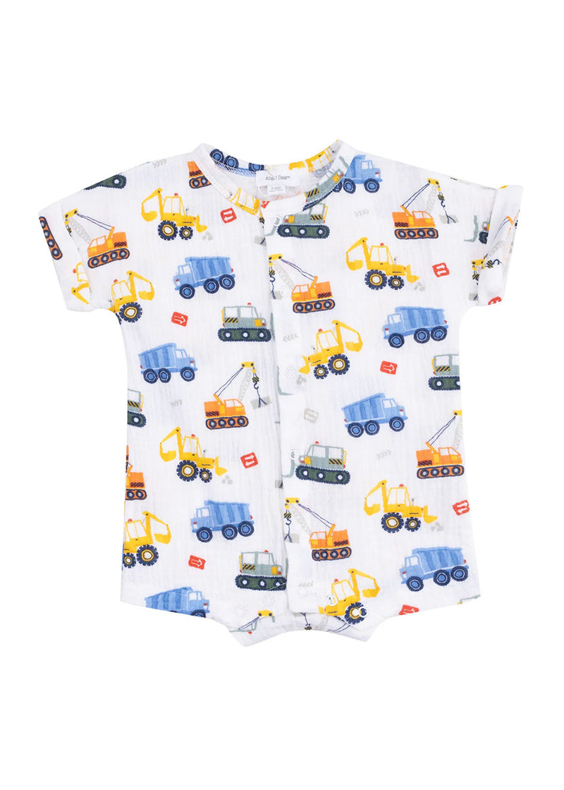 Dolman Henley Romper - Cool Construction