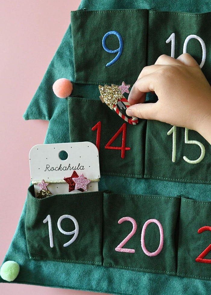 Stripey Christmas Tree Clips