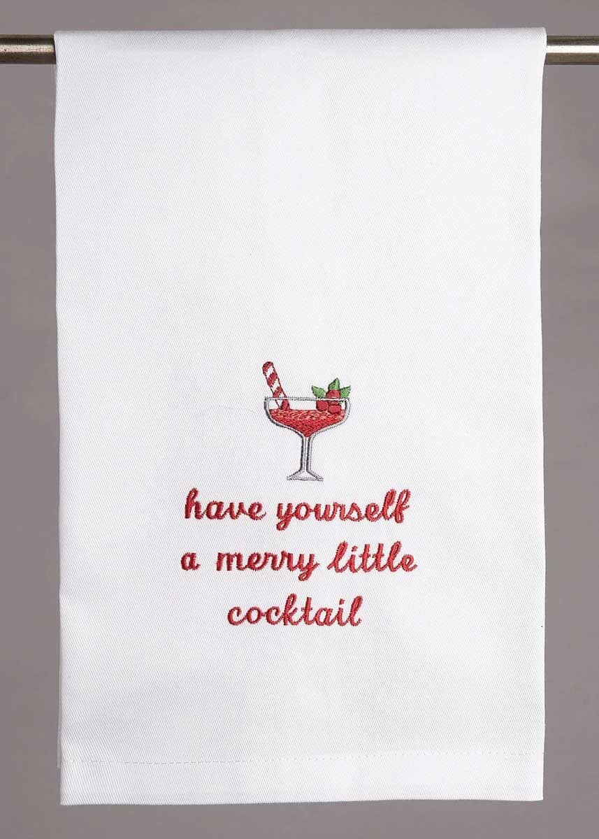 Merry Little Cocktail Kitchen Towel