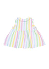 The Jill Ric Rac Dress - Multi Stripe