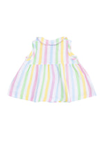 The Jill Ric Rac Dress - Multi Stripe