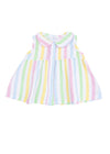 The Jill Ric Rac Dress - Multi Stripe