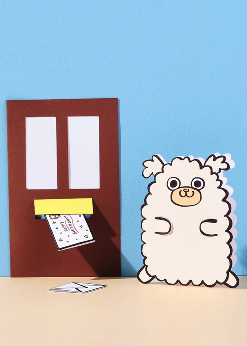 Dog & Mini Card Birthday Card