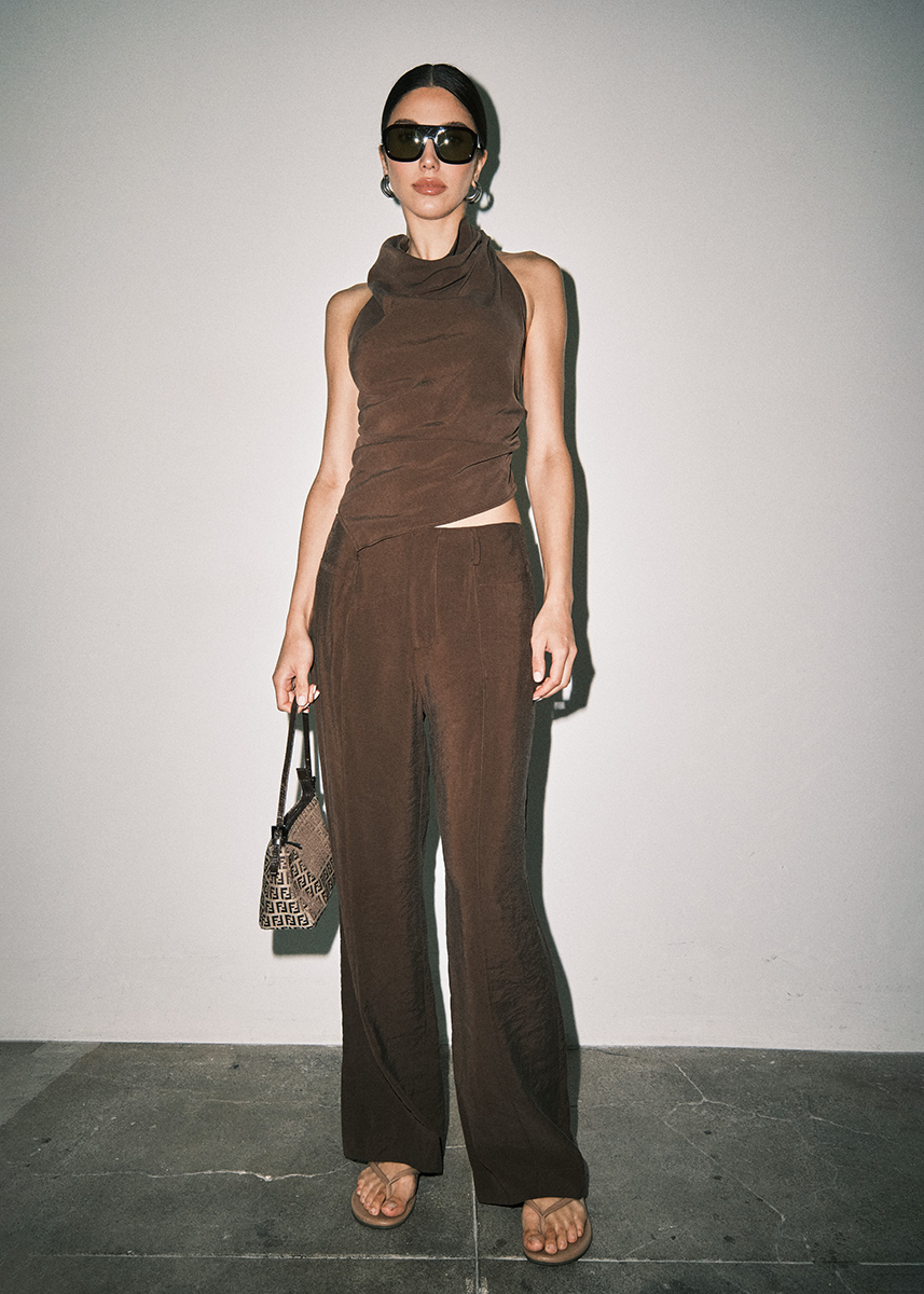 Drea Tank Top - Brown
