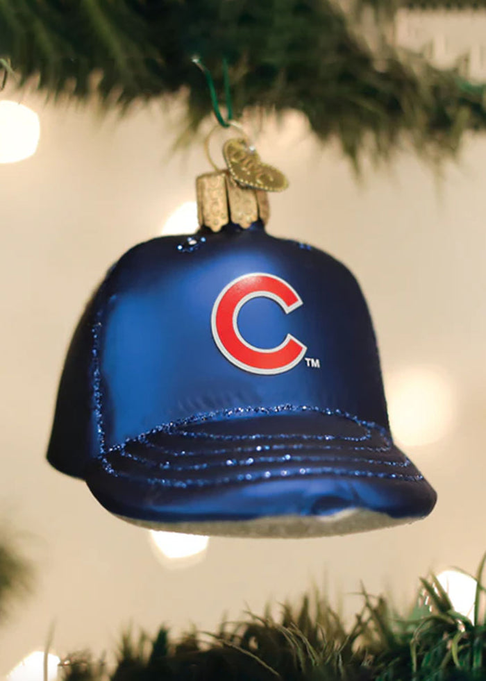 Cubs Baseball Cap Ornament