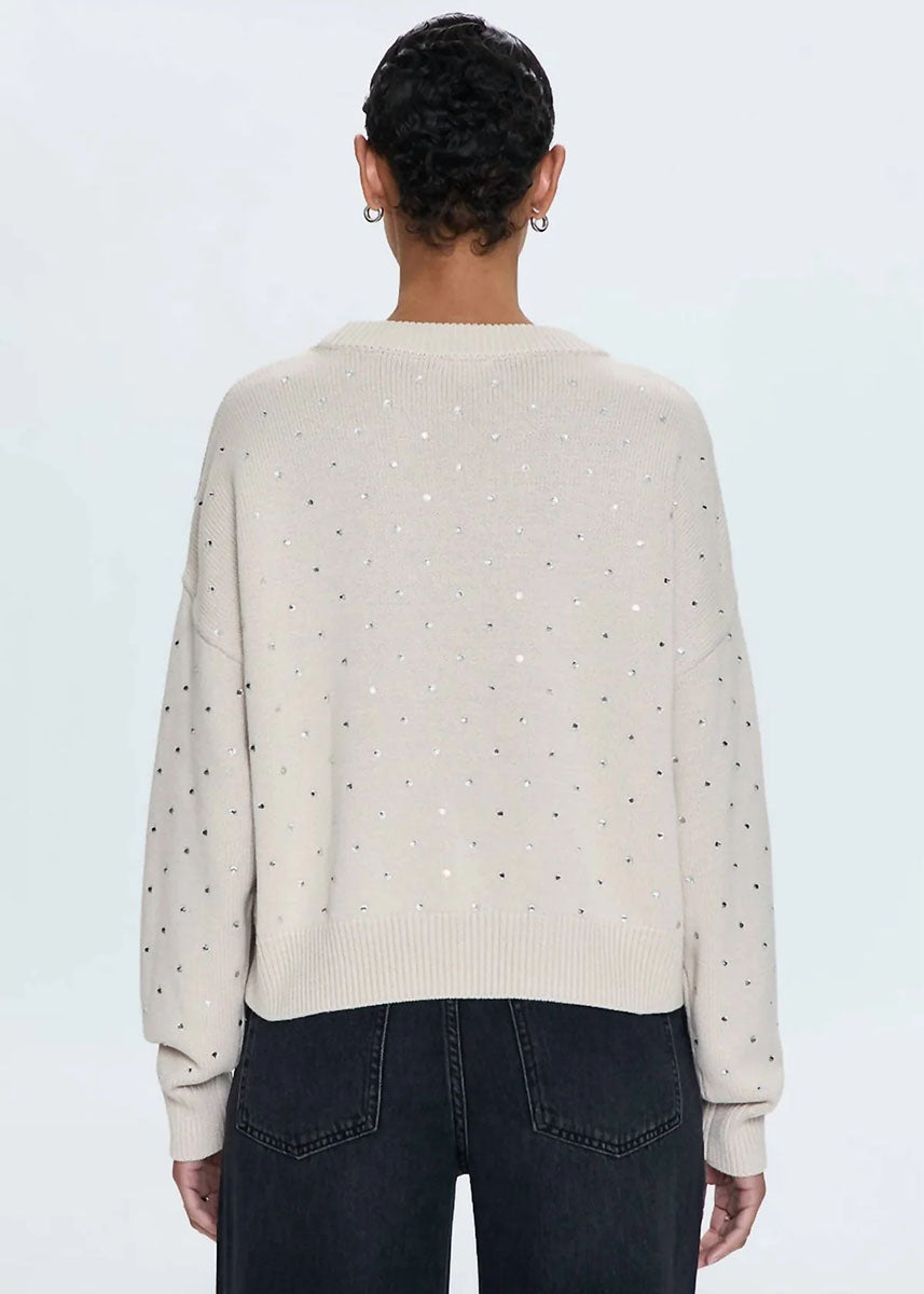 Steph Crewneck Sweater - Crystal Mink