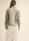 Brody Washed Cotton Jacket - Sage