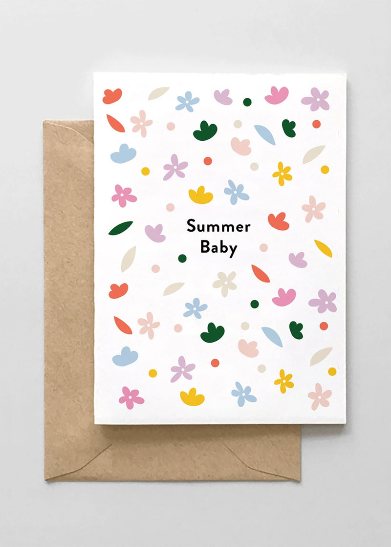 Summer Baby Birthday Card