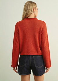 Felicia Cardigan - Scarlet