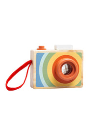 Wooden Rainbow Camera Toy
