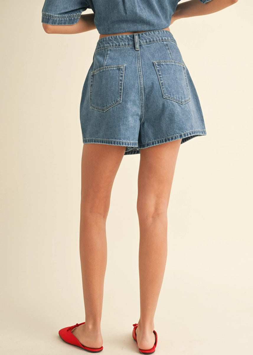 Mikey Denim Skort