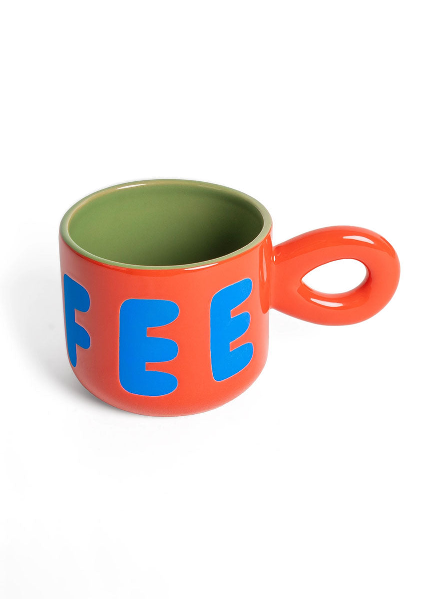 Bubble Coffee Mug - Red