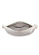 Jordan Woven Crossbody - Ivory & Grey