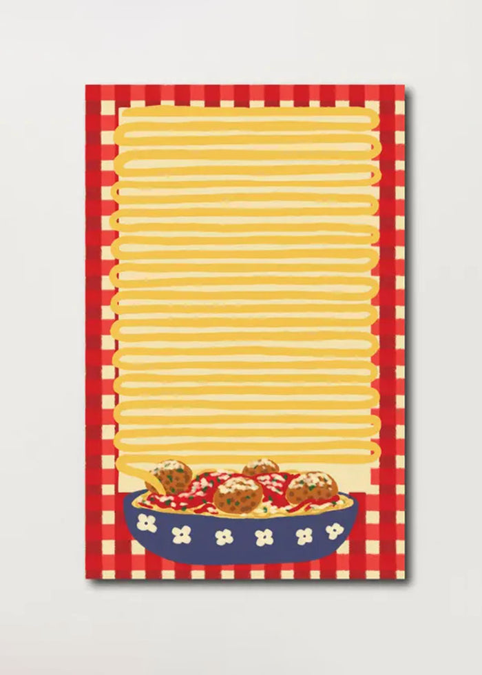 Mamma Mia Spaghetti & Meatballs Notepad