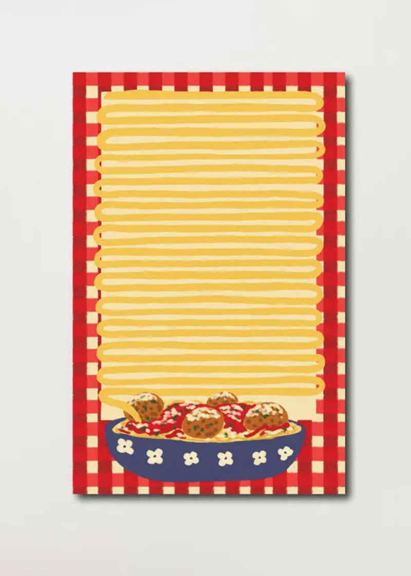 Mamma Mia Spaghetti & Meatballs Notepad
