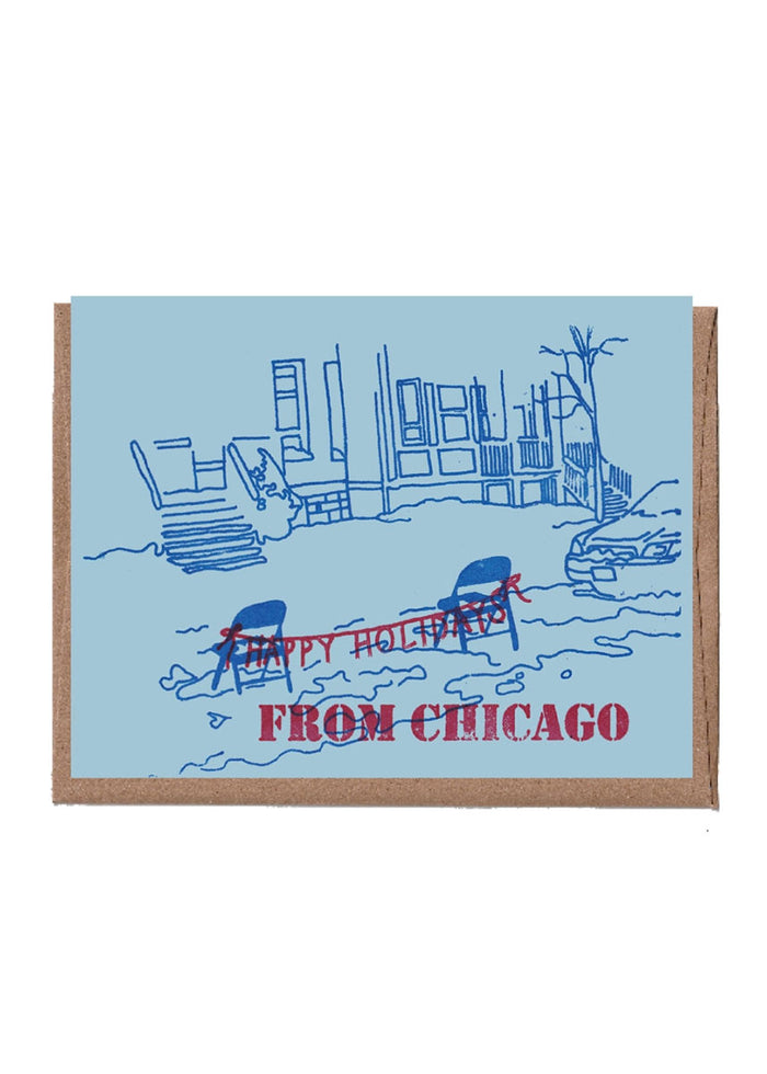Saved Space Chicago Holiday Card