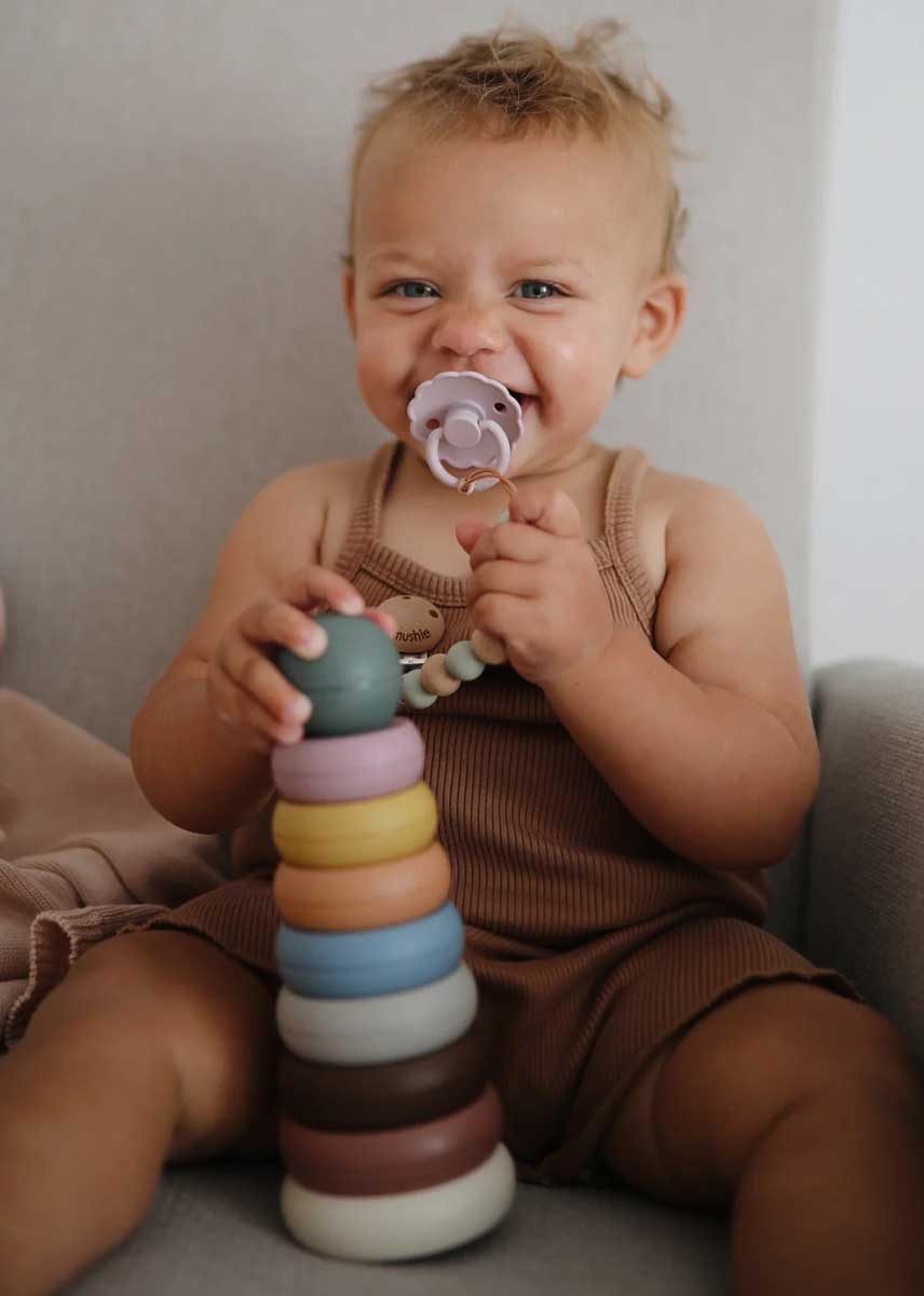 Stacking Rings Toy - Rustic
