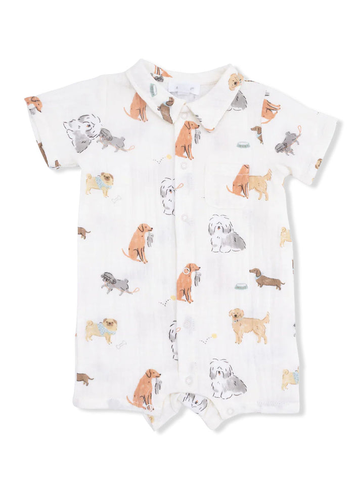 Polo Romper - Awesome Dogs