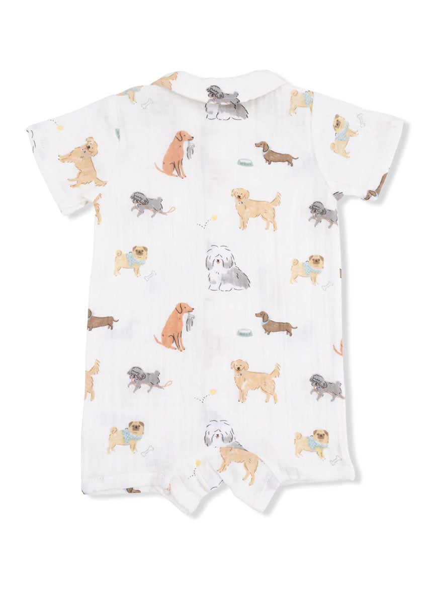 Polo Romper - Awesome Dogs